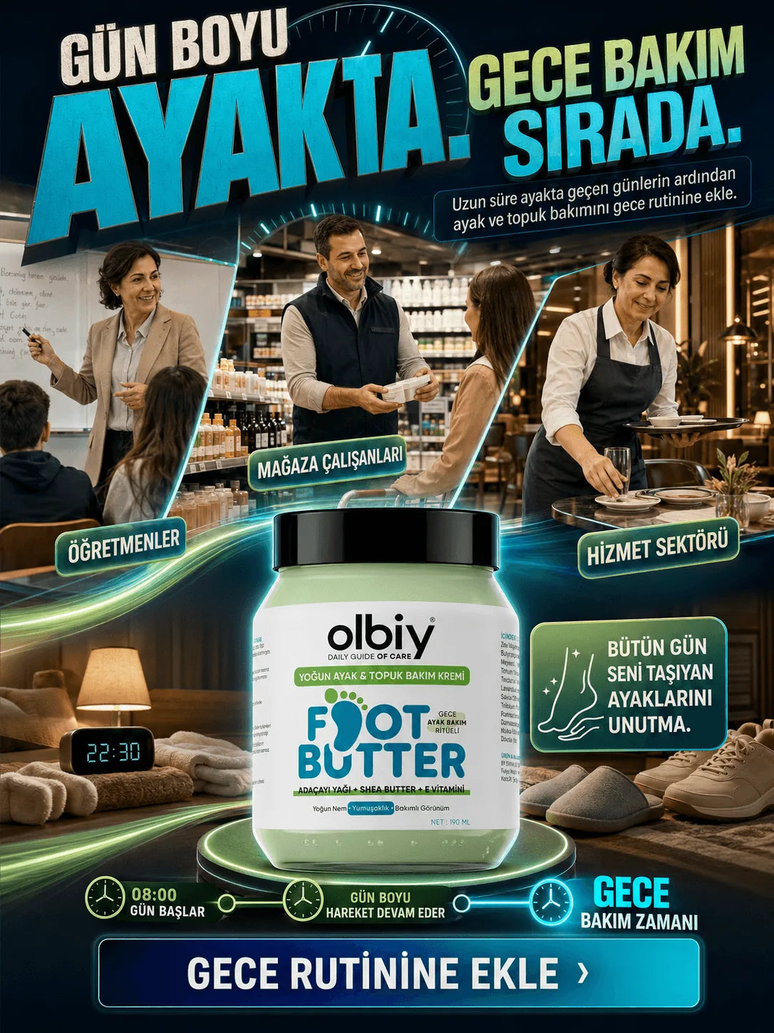 Olbiy Foot Butter bakım anı