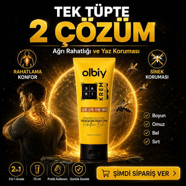 Olbiy Sarı Krem - Botanik Termal Bakım ve Sinek Koruyucu