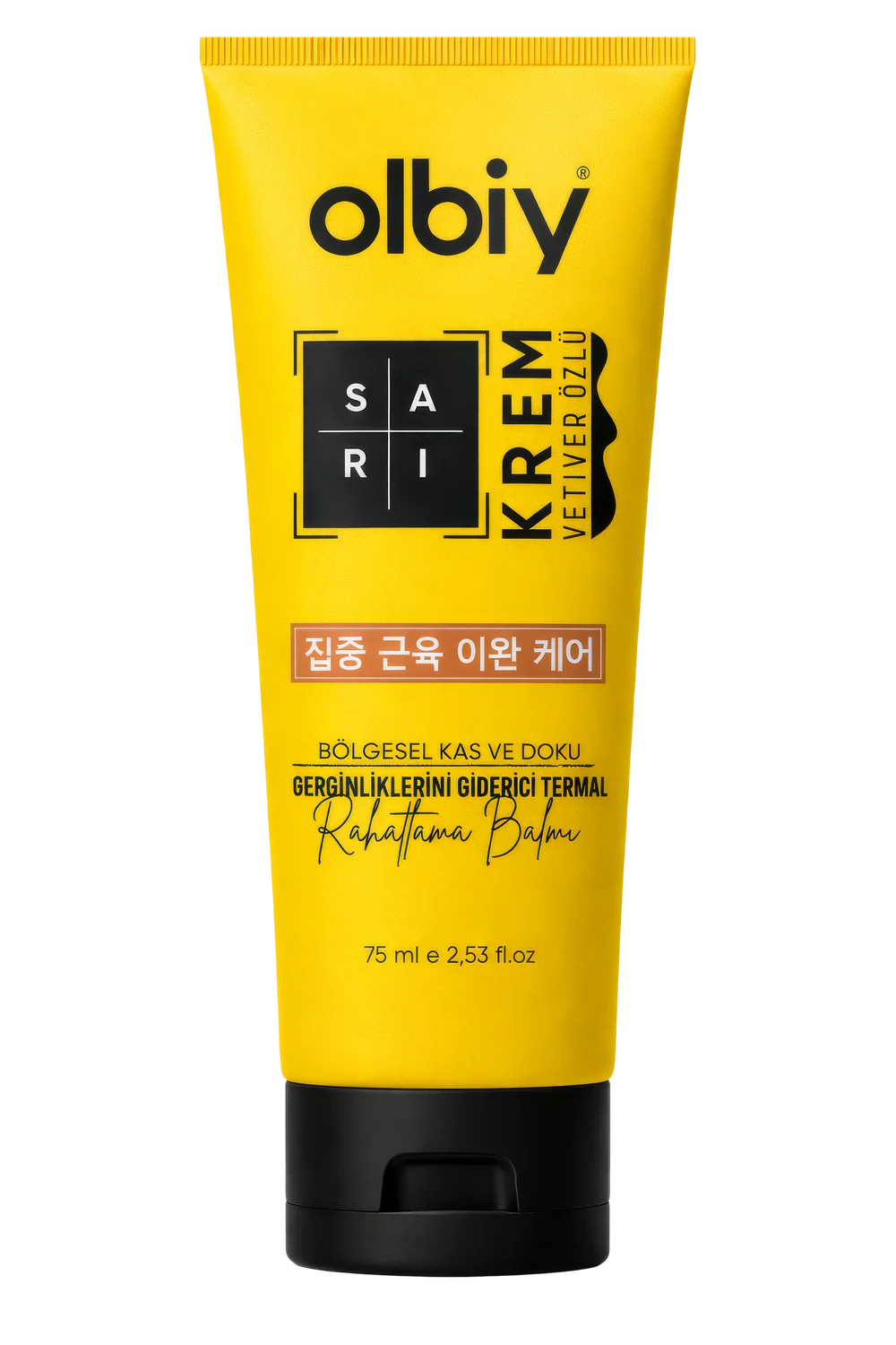 Olbiy Sarı Krem 75 ml vetiver özlü termal balm