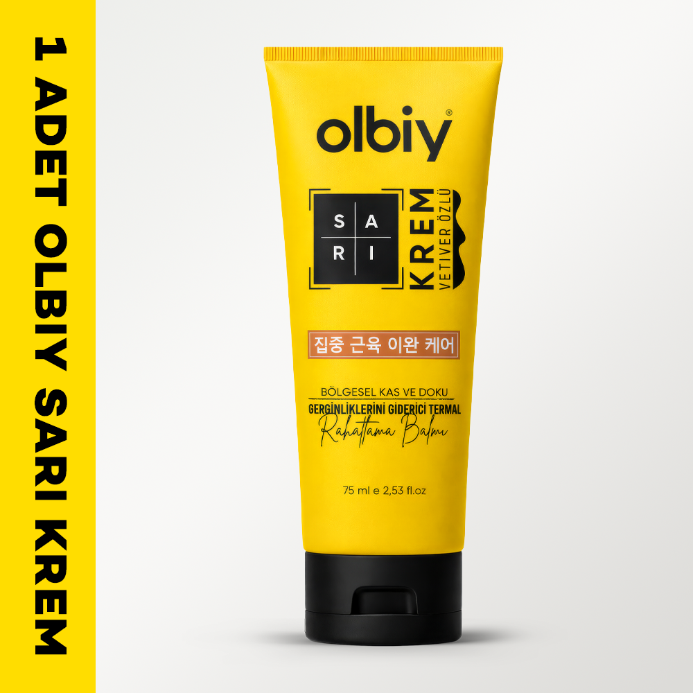 Olbiy Sarı Krem ürün tüpü